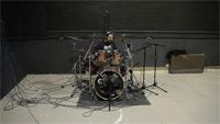 Drums in live room