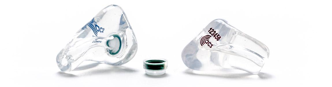 Photographing transparent In-Ear Monitor products on a white background