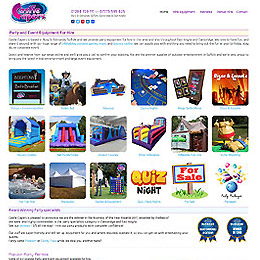 Bouncy Castles Web Site